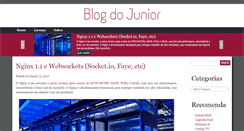 Desktop Screenshot of blogdojunior.com